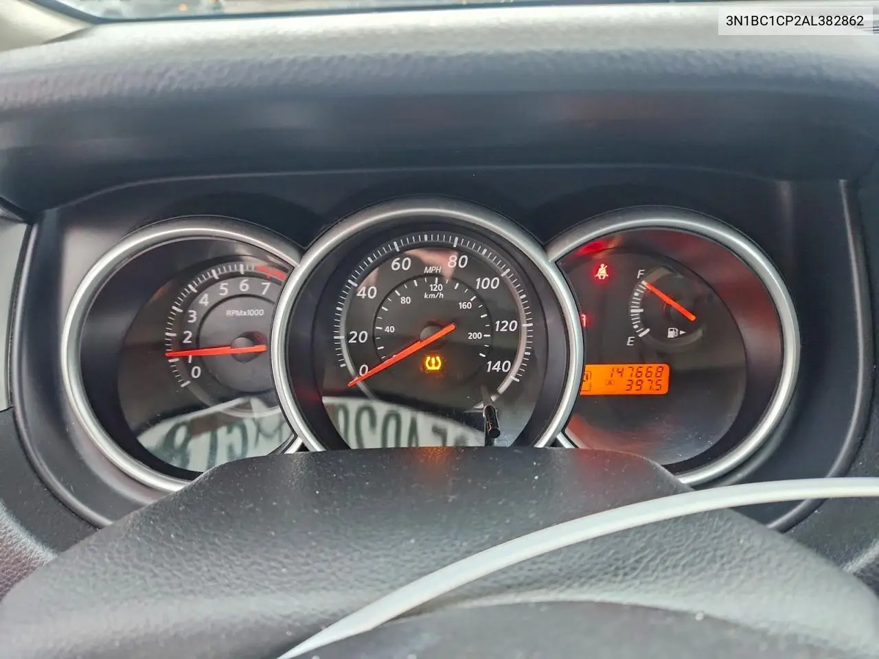 3N1BC1CP2AL382862 2010 Nissan Versa S