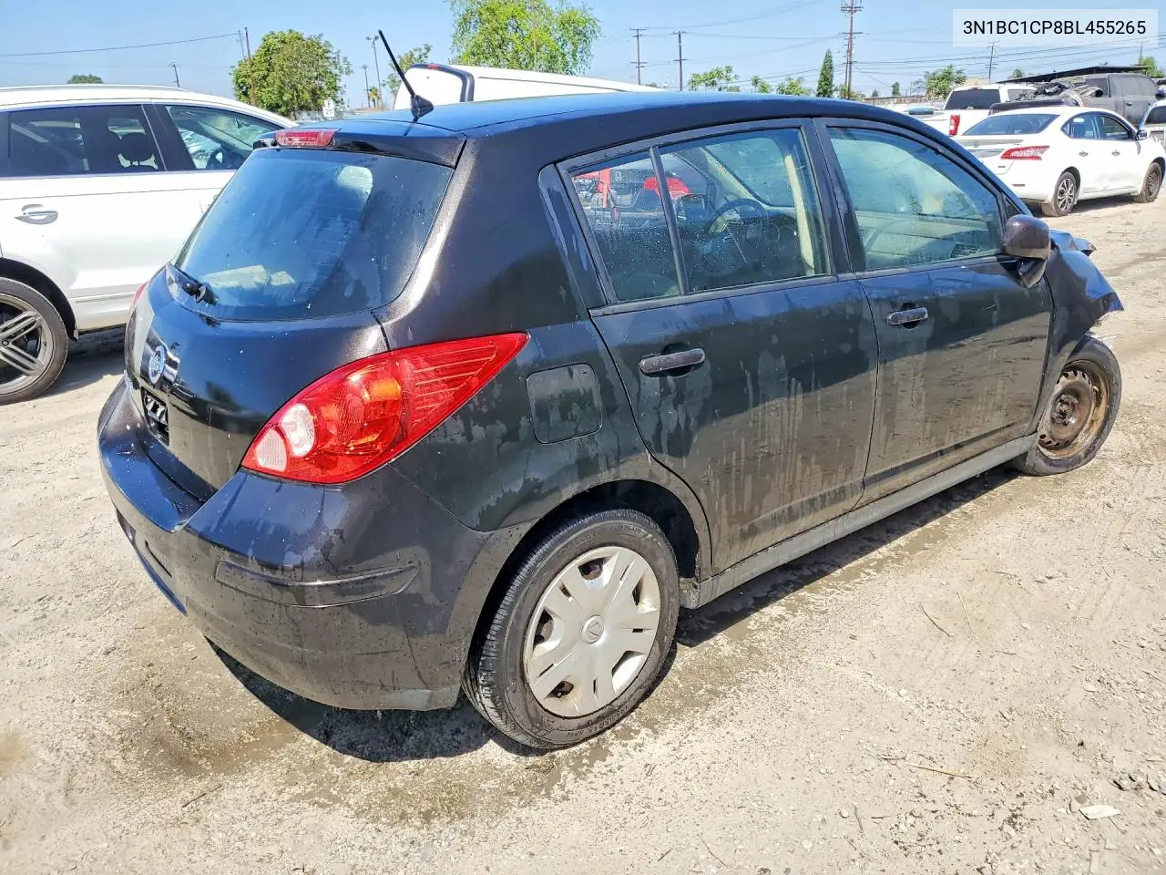 3N1BC1CP8BL455265 2011 Nissan Versa S