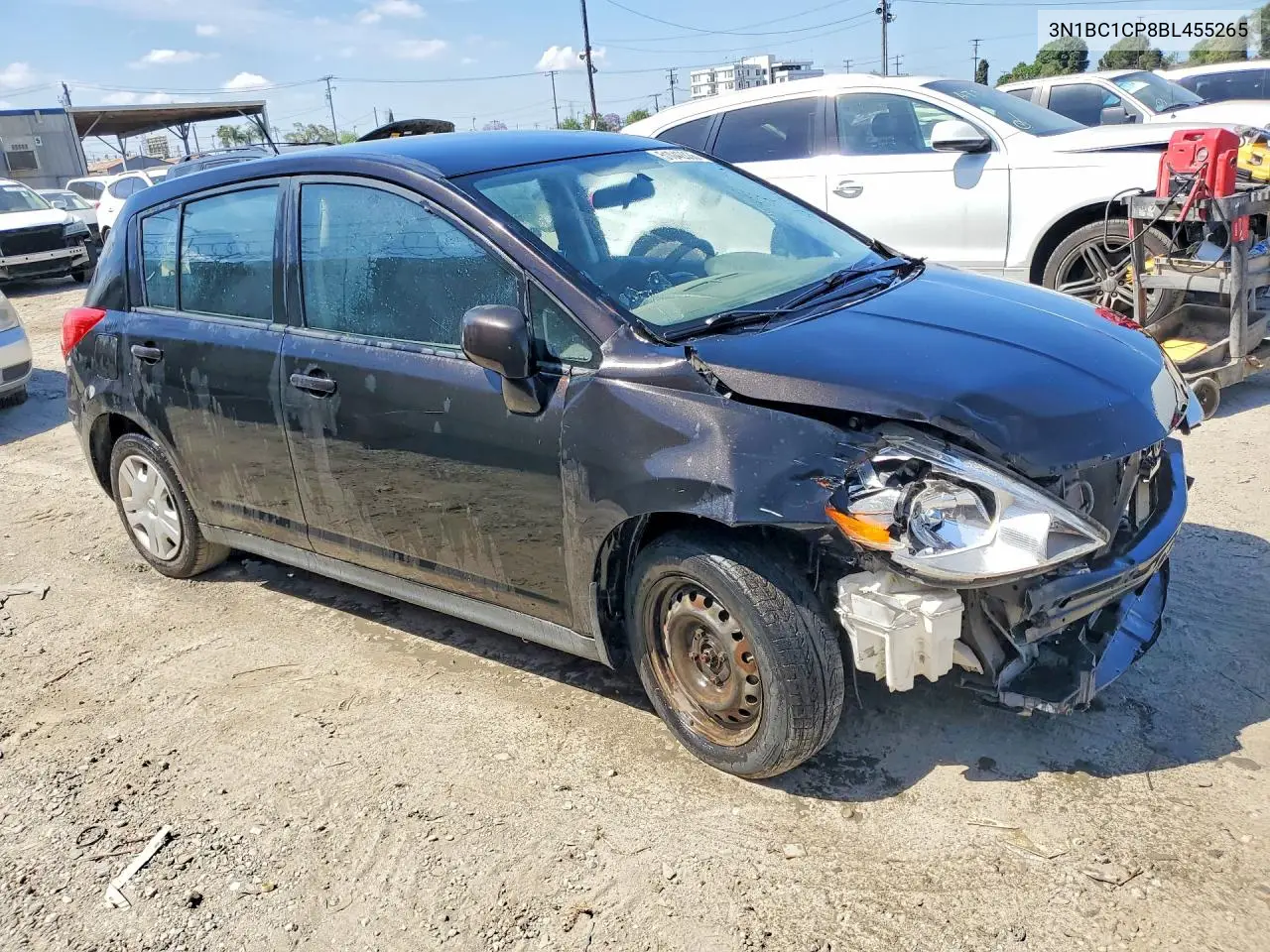 3N1BC1CP8BL455265 2011 Nissan Versa S