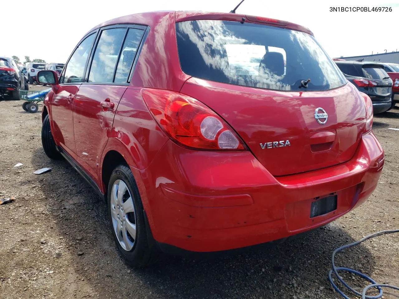 2011 Nissan Versa S VIN: 3N1BC1CP0BL469726 Lot: 61406204