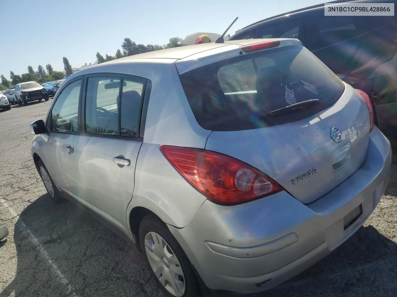 2011 Nissan Versa S VIN: 3N1BC1CP9BL428866 Lot: 61656674