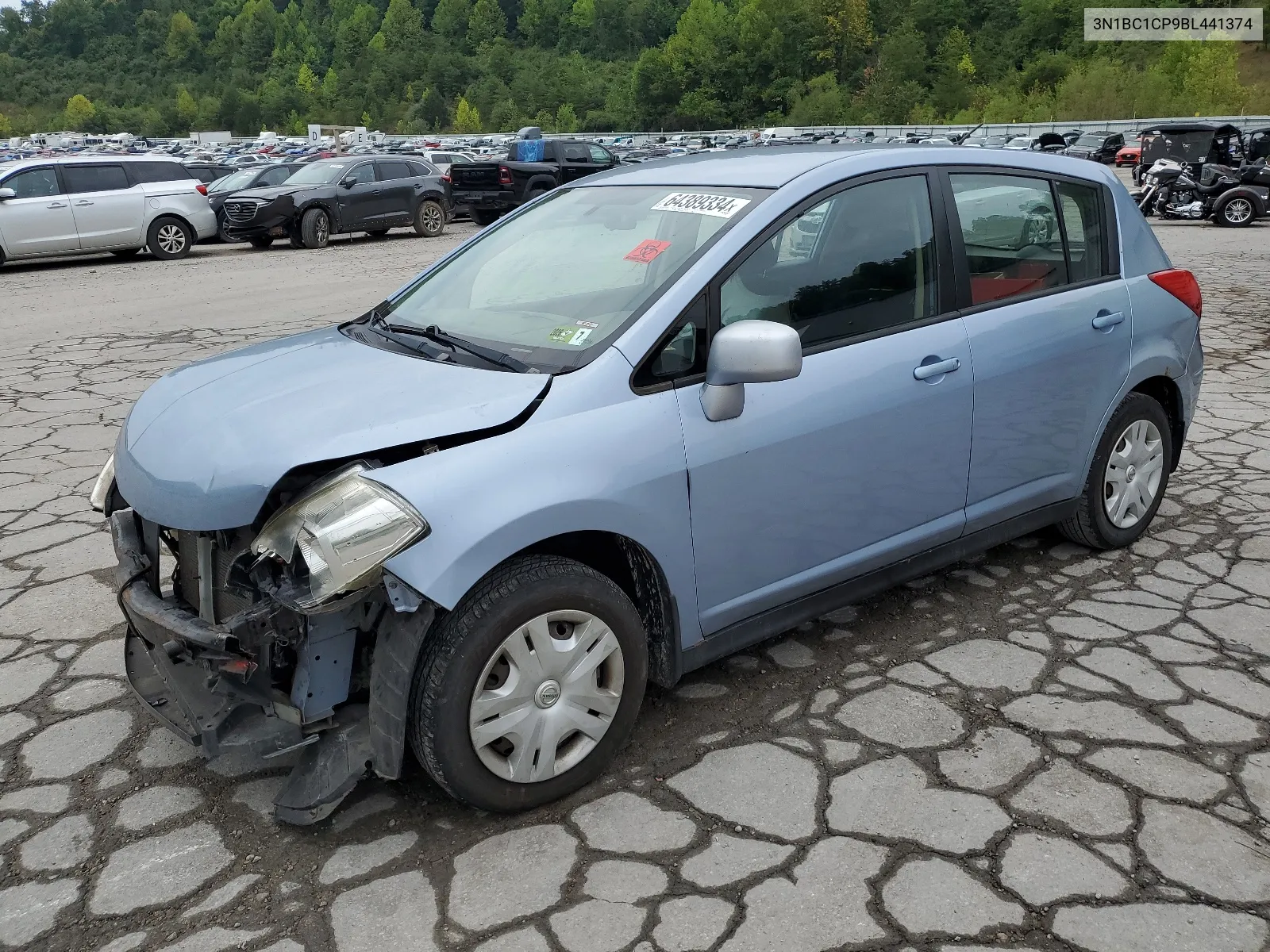 2011 Nissan Versa S VIN: 3N1BC1CP9BL441374 Lot: 64389334