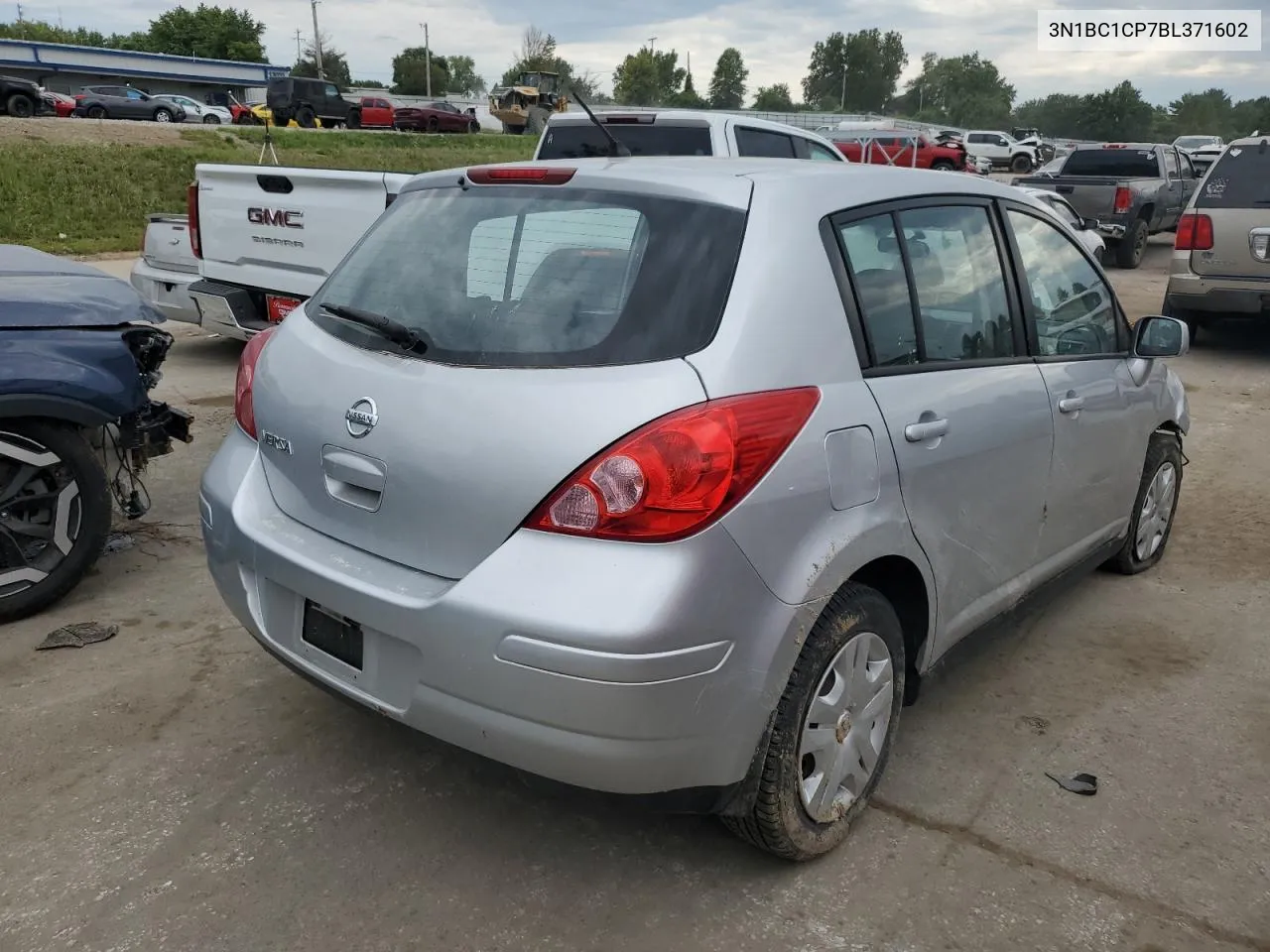 2011 Nissan Versa S VIN: 3N1BC1CP7BL371602 Lot: 66765944