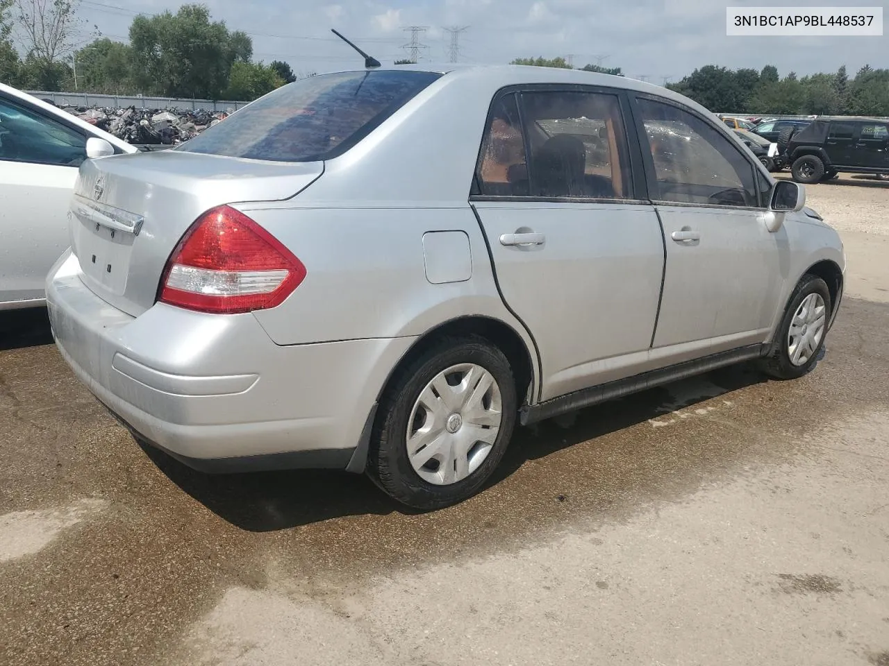 2011 Nissan Versa S VIN: 3N1BC1AP9BL448537 Lot: 66787514