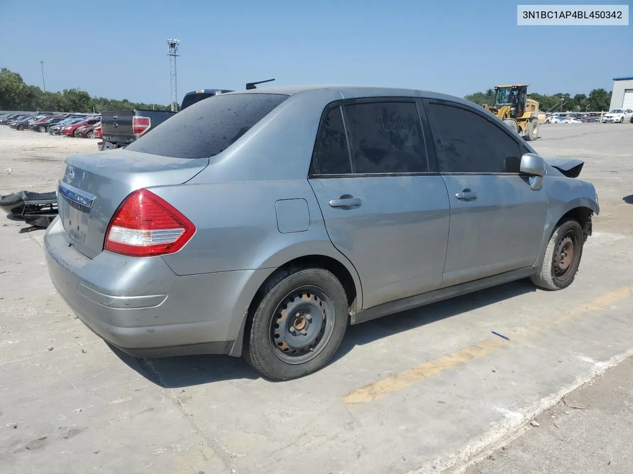 2011 Nissan Versa S VIN: 3N1BC1AP4BL450342 Lot: 68566584