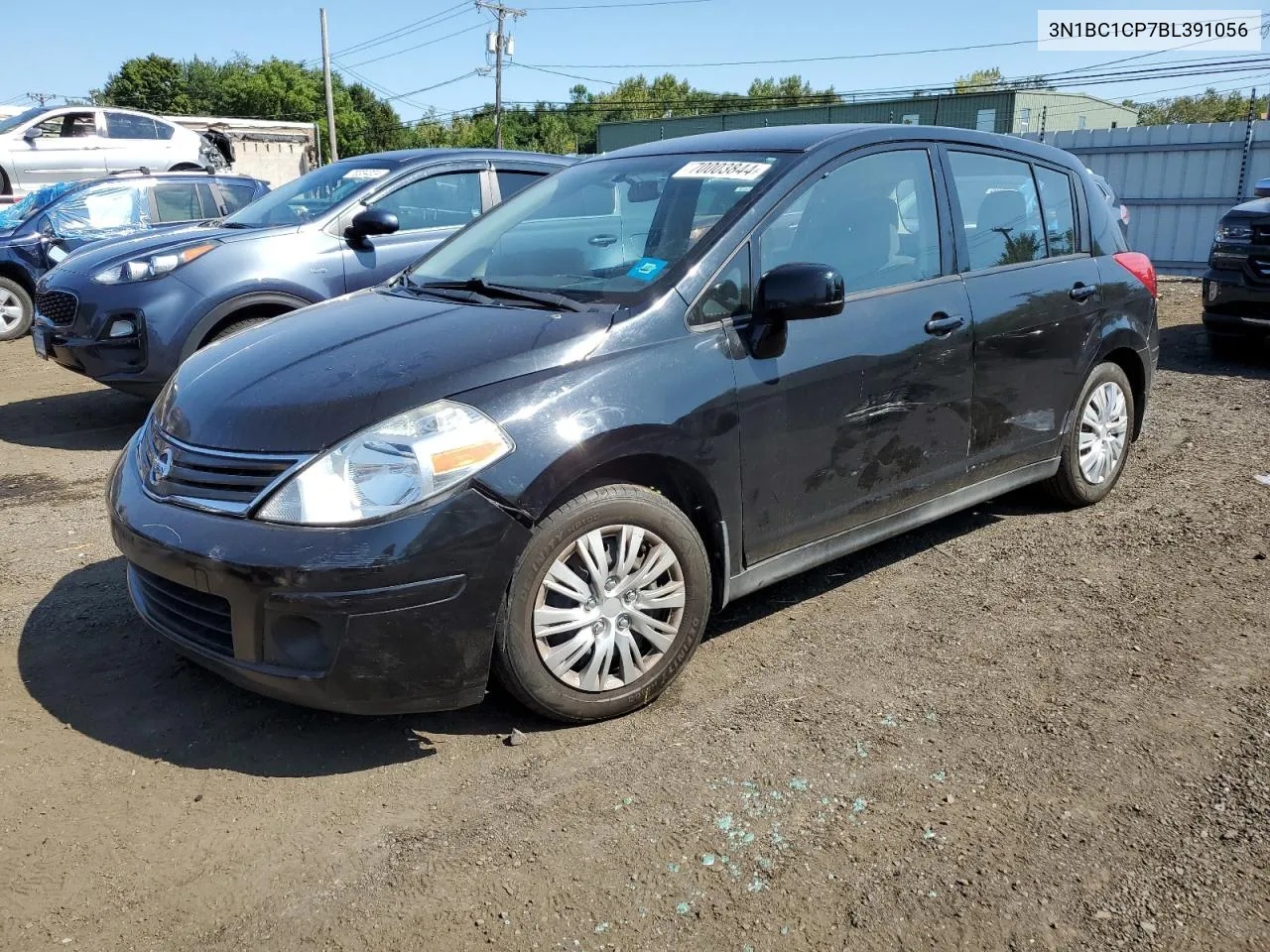 2011 Nissan Versa S VIN: 3N1BC1CP7BL391056 Lot: 70519984