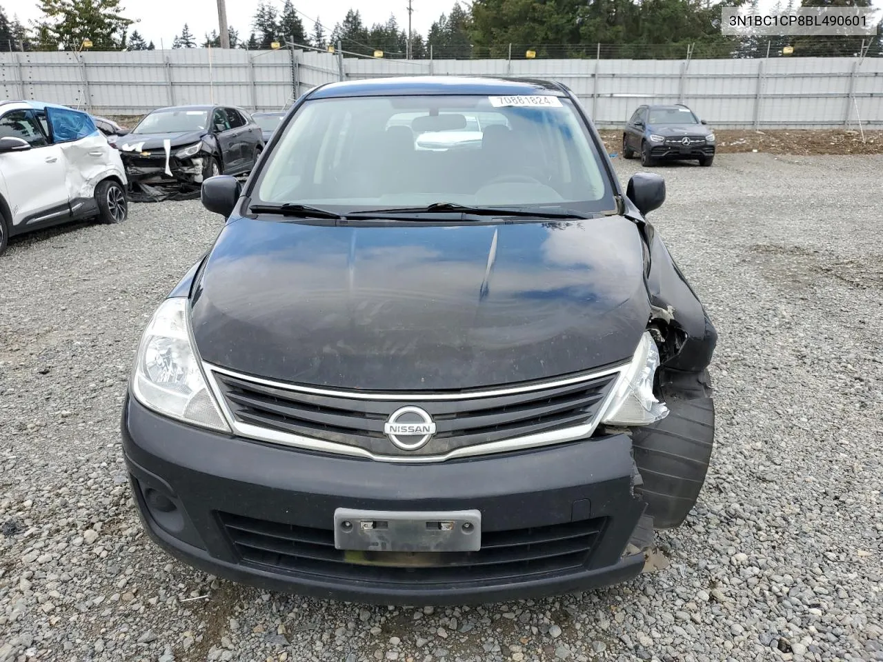 2011 Nissan Versa S VIN: 3N1BC1CP8BL490601 Lot: 70881824