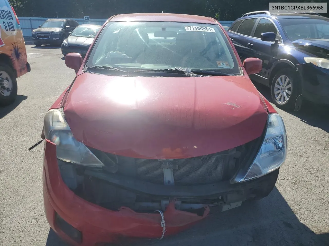 3N1BC1CPXBL366958 2011 Nissan Versa S