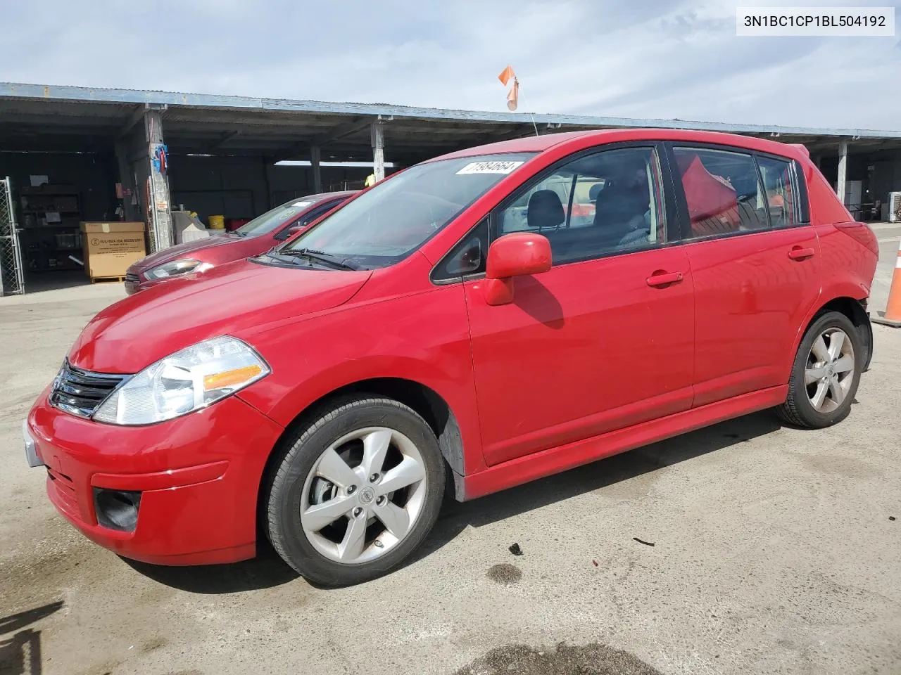 2011 Nissan Versa S VIN: 3N1BC1CP1BL504192 Lot: 71984664