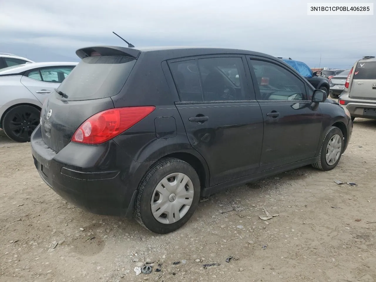 2011 Nissan Versa S VIN: 3N1BC1CP0BL406285 Lot: 82621084
