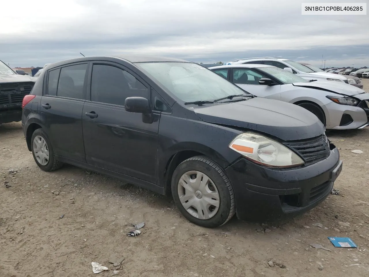 2011 Nissan Versa S VIN: 3N1BC1CP0BL406285 Lot: 82621084
