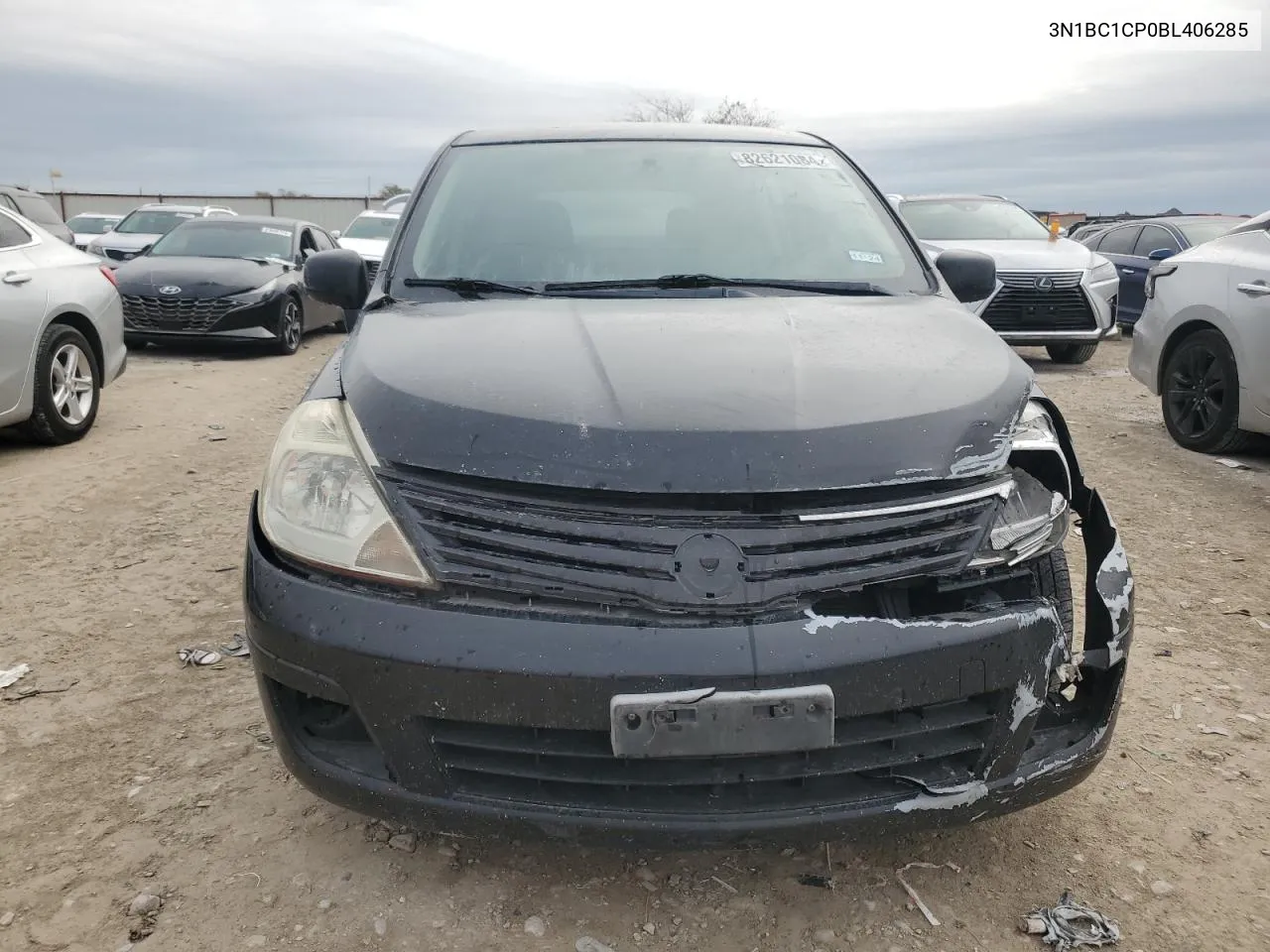 2011 Nissan Versa S VIN: 3N1BC1CP0BL406285 Lot: 82621084