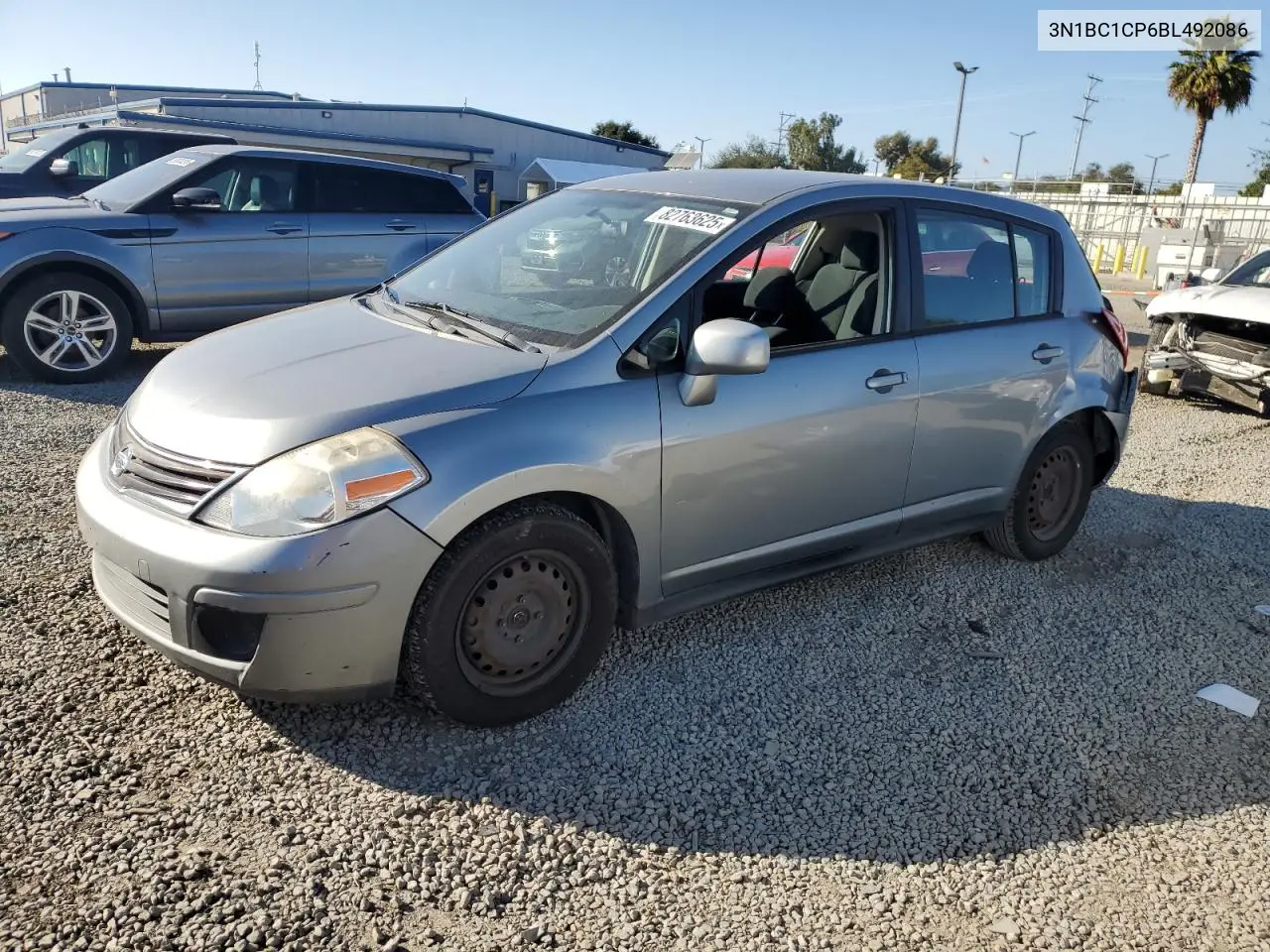 3N1BC1CP6BL492086 2011 Nissan Versa S