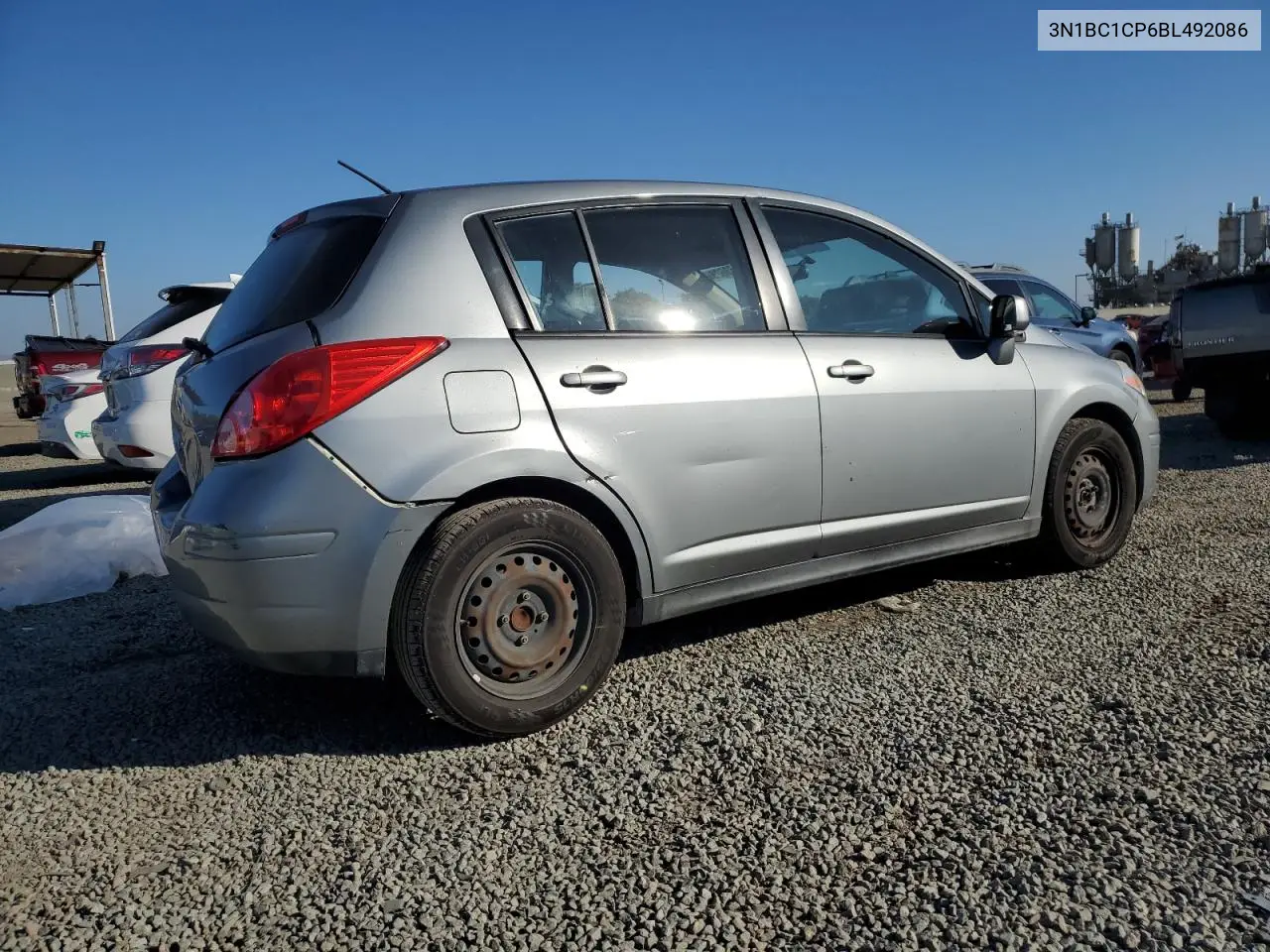 3N1BC1CP6BL492086 2011 Nissan Versa S