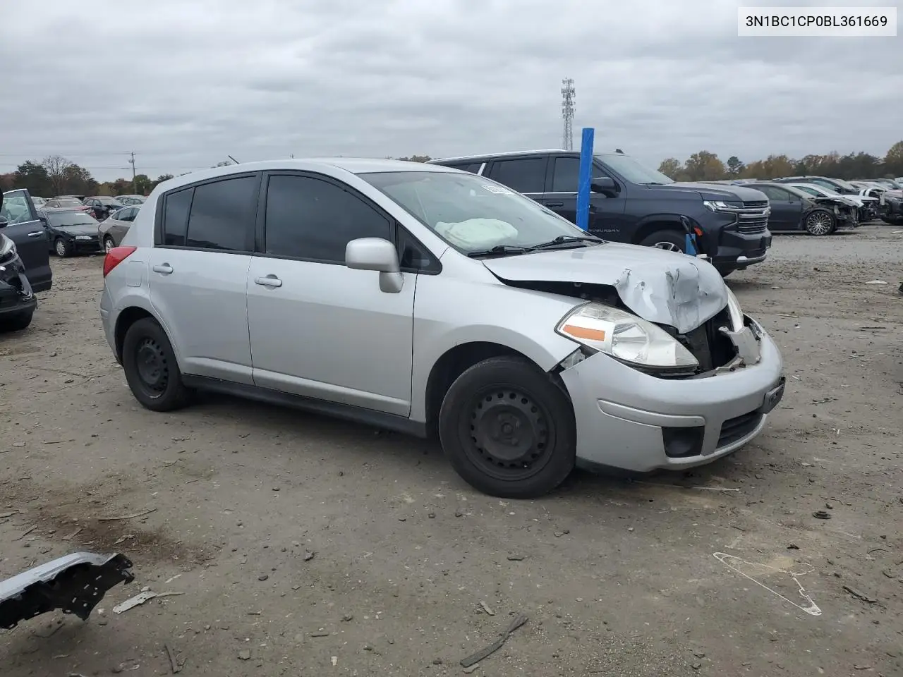 3N1BC1CP0BL361669 2011 Nissan Versa S