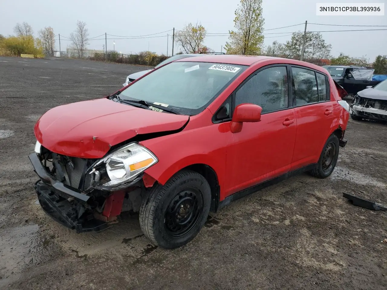 3N1BC1CP3BL393936 2011 Nissan Versa S
