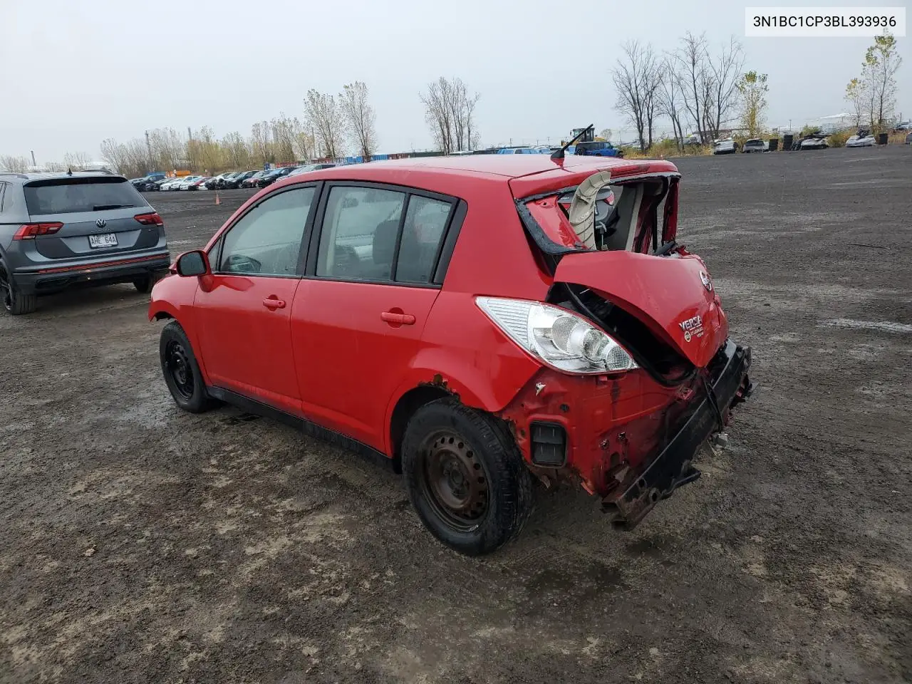 3N1BC1CP3BL393936 2011 Nissan Versa S