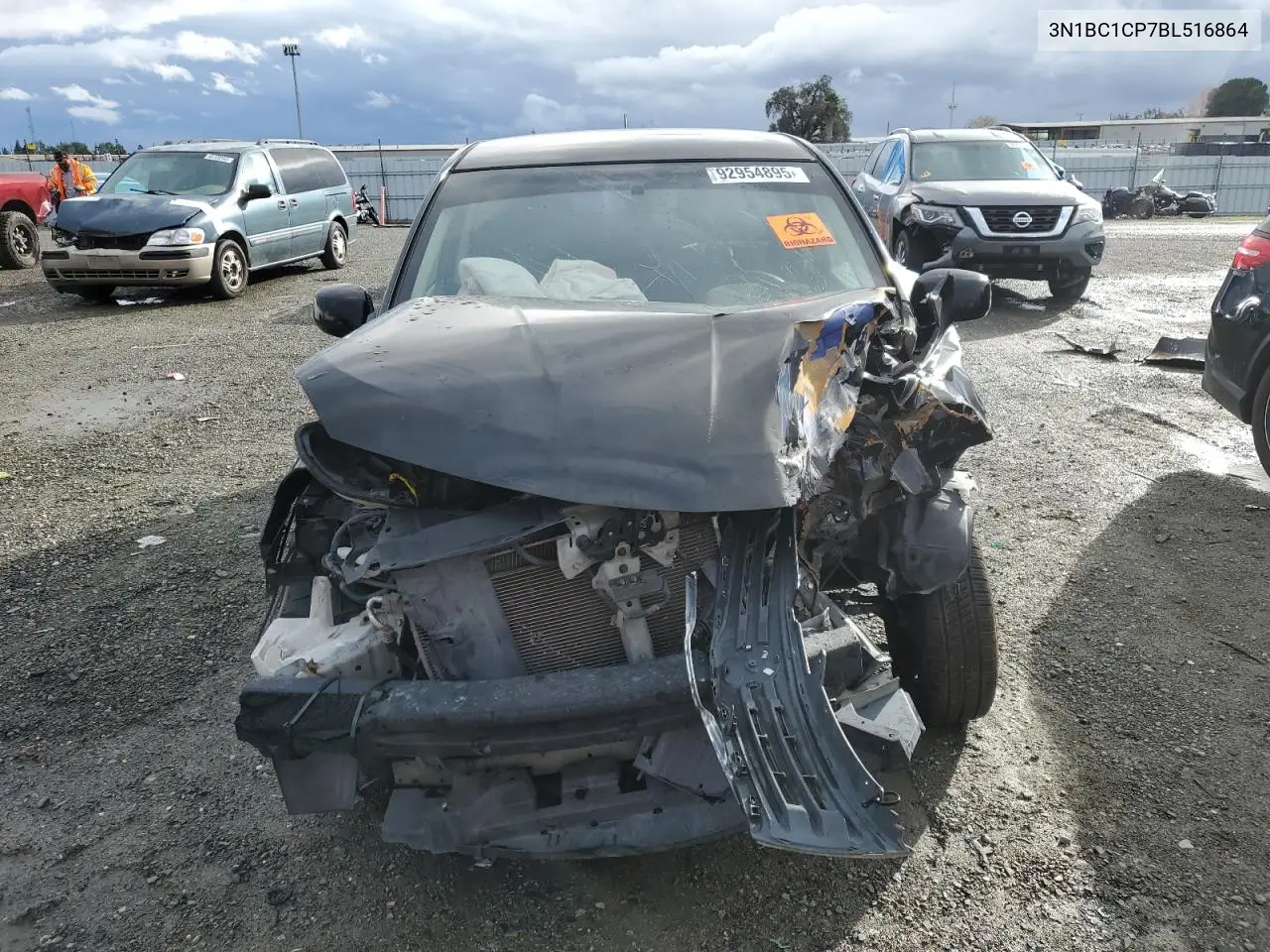 3N1BC1CP7BL516864 2011 Nissan Versa S