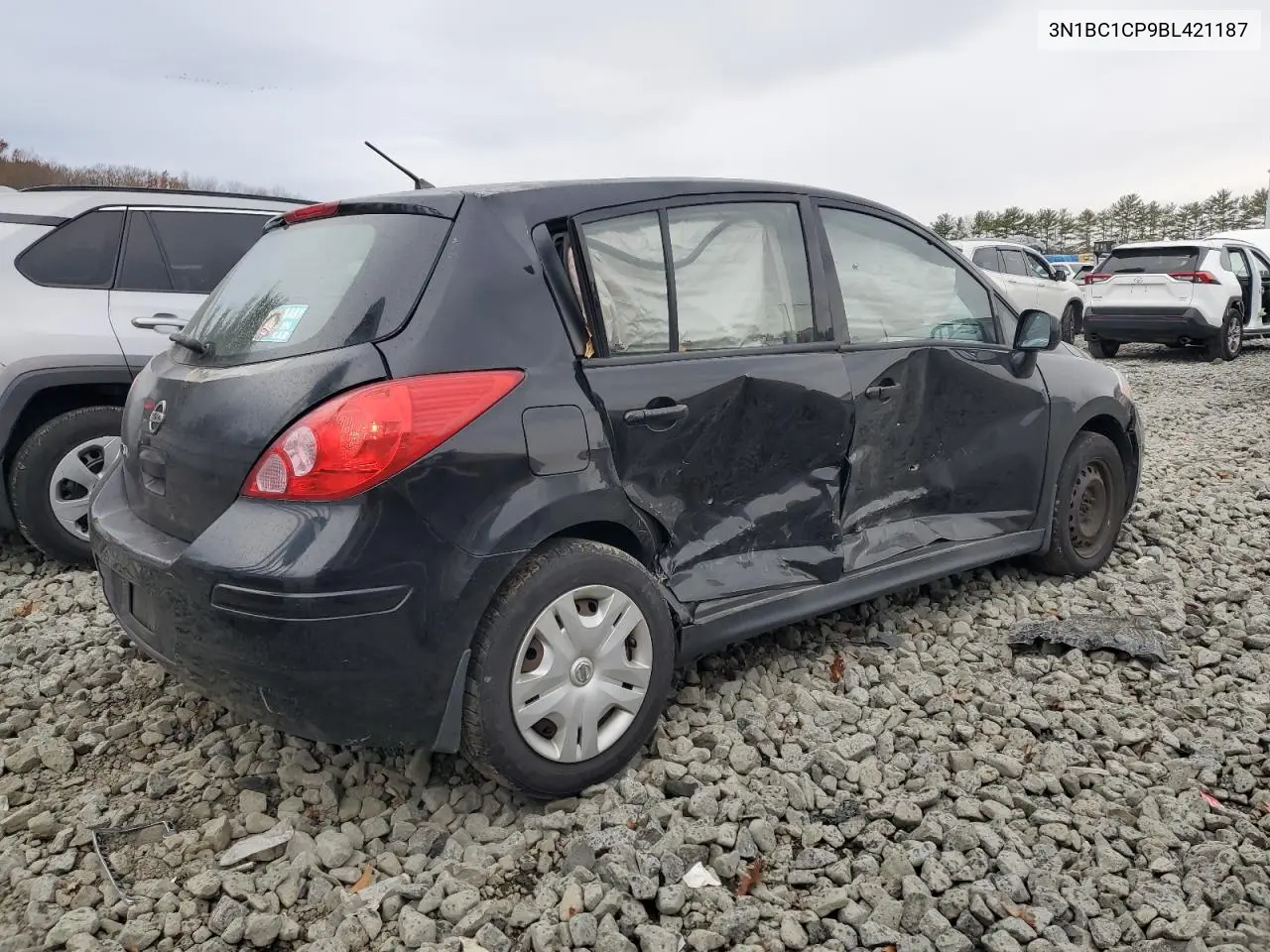 3N1BC1CP9BL421187 2011 Nissan Versa S