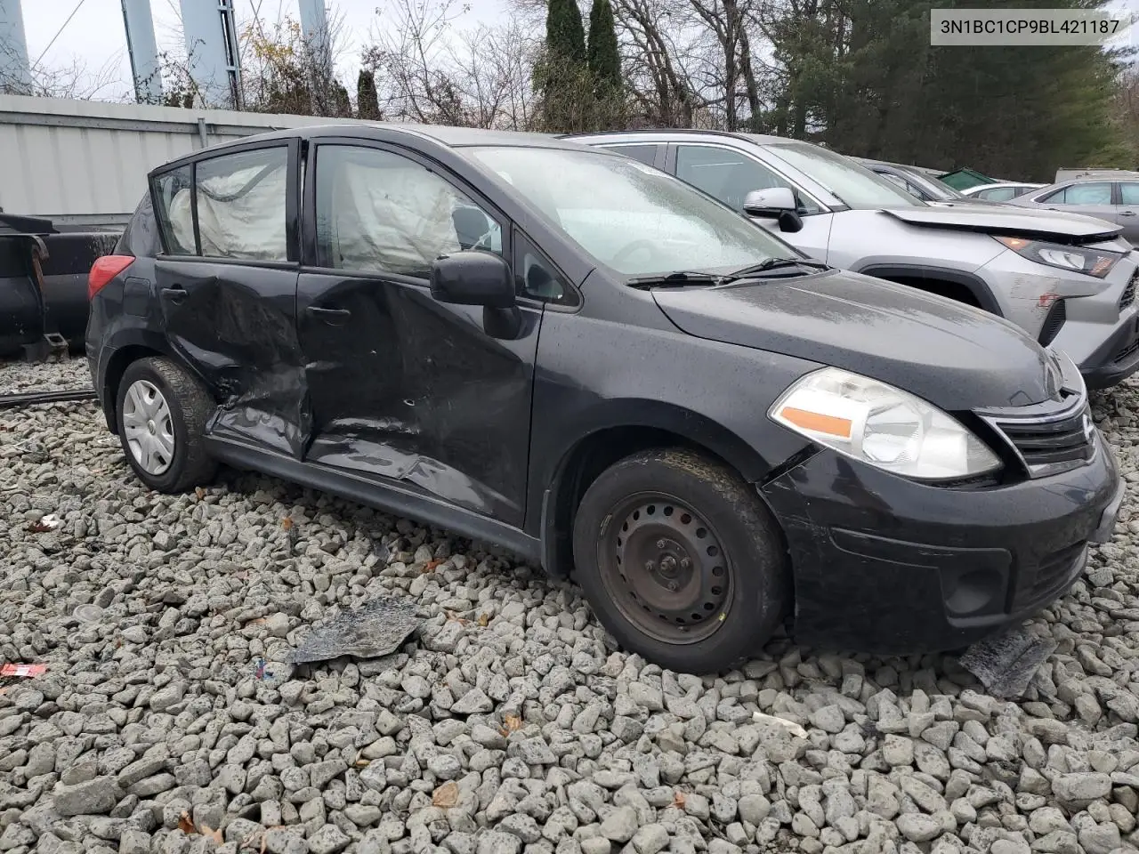 3N1BC1CP9BL421187 2011 Nissan Versa S