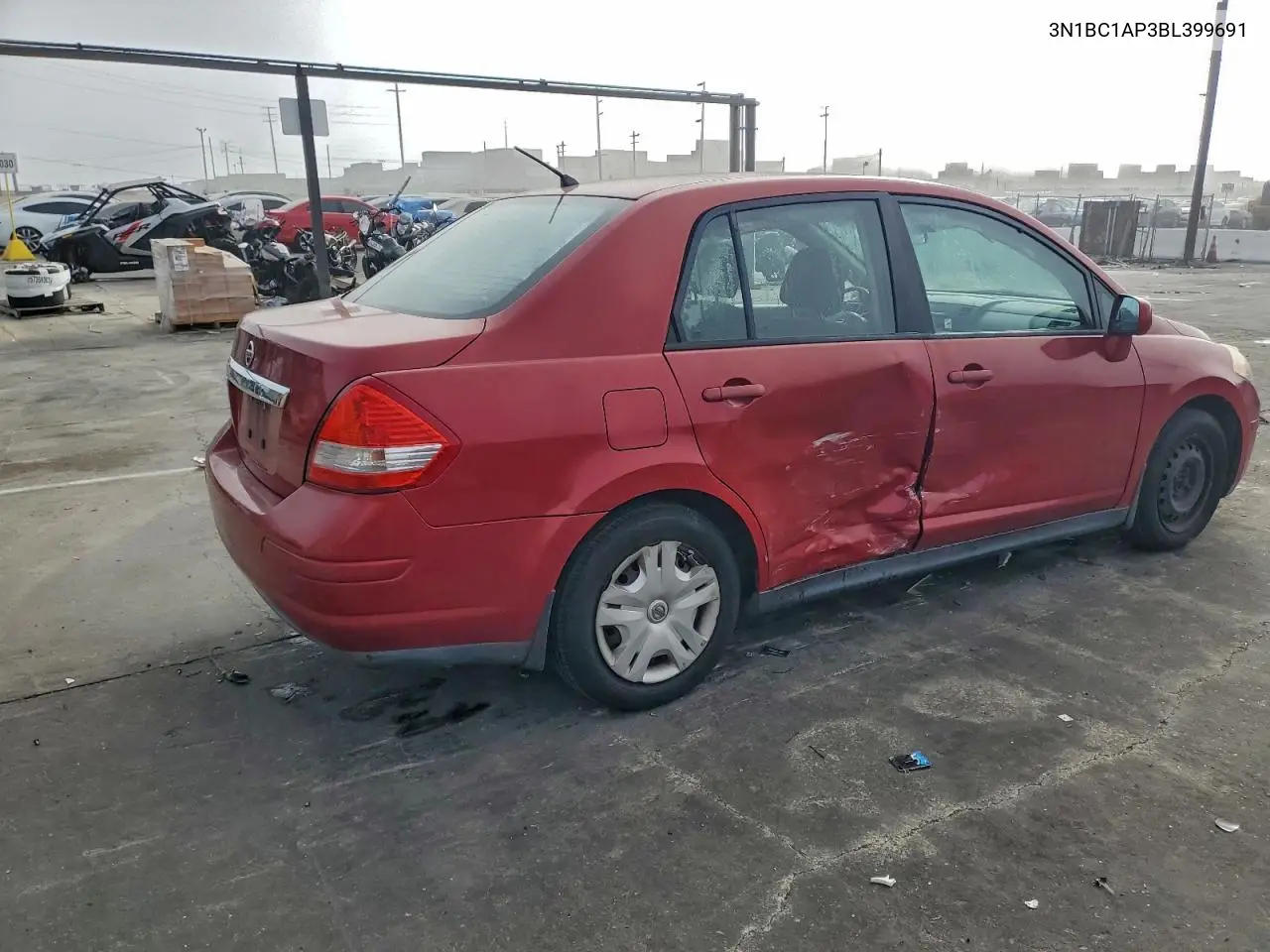 3N1BC1AP3BL399691 2011 Nissan Versa S