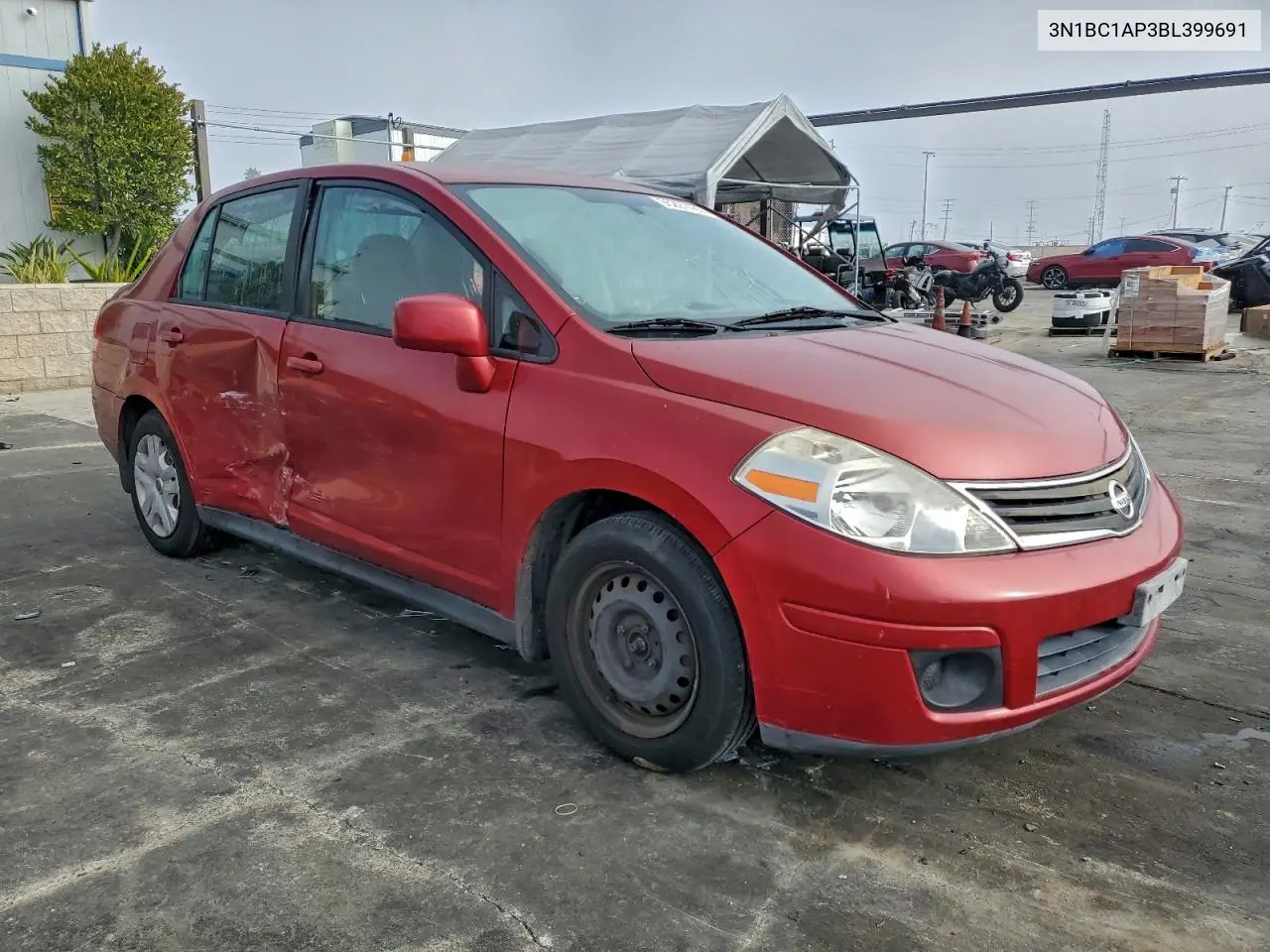 3N1BC1AP3BL399691 2011 Nissan Versa S