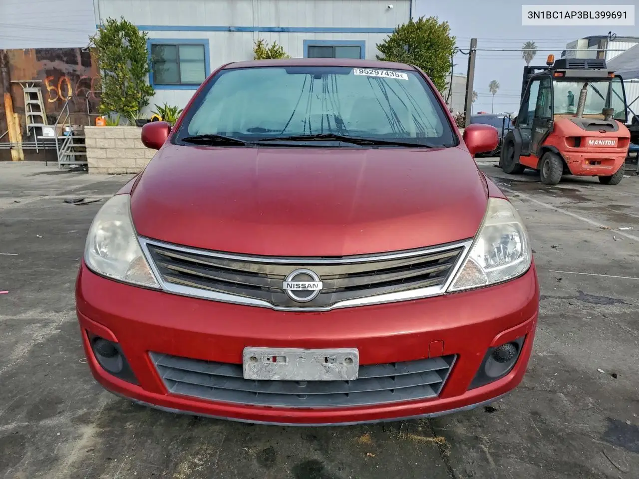 3N1BC1AP3BL399691 2011 Nissan Versa S