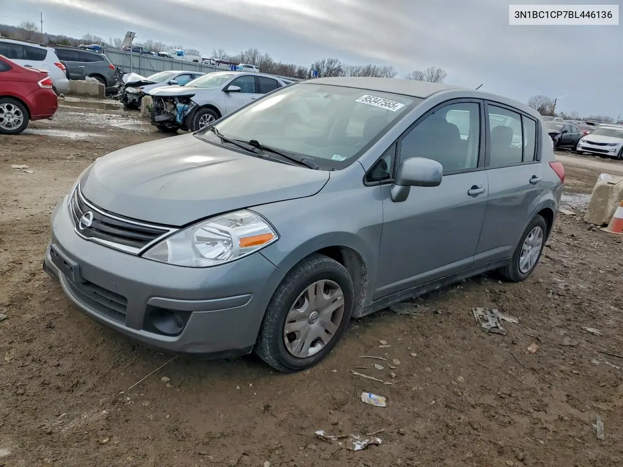 3N1BC1CP7BL446136 2011 Nissan Versa S