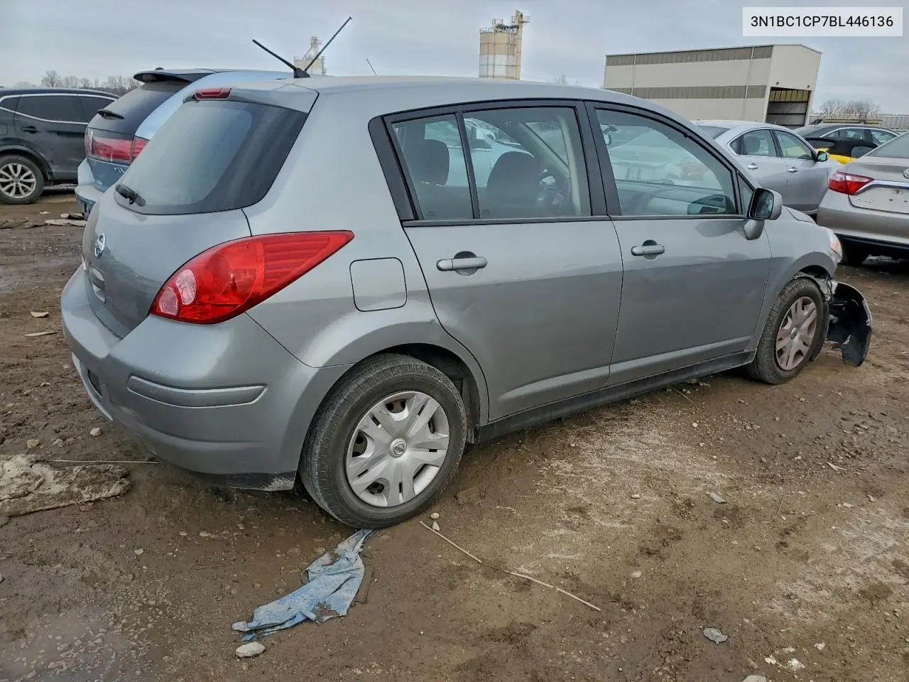 3N1BC1CP7BL446136 2011 Nissan Versa S