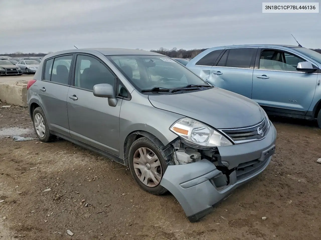 3N1BC1CP7BL446136 2011 Nissan Versa S