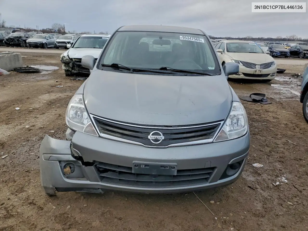 3N1BC1CP7BL446136 2011 Nissan Versa S