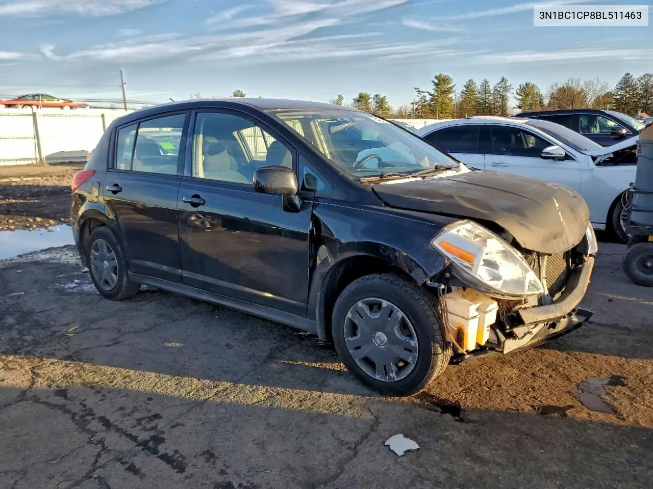 3N1BC1CP8BL511463 2011 Nissan Versa S