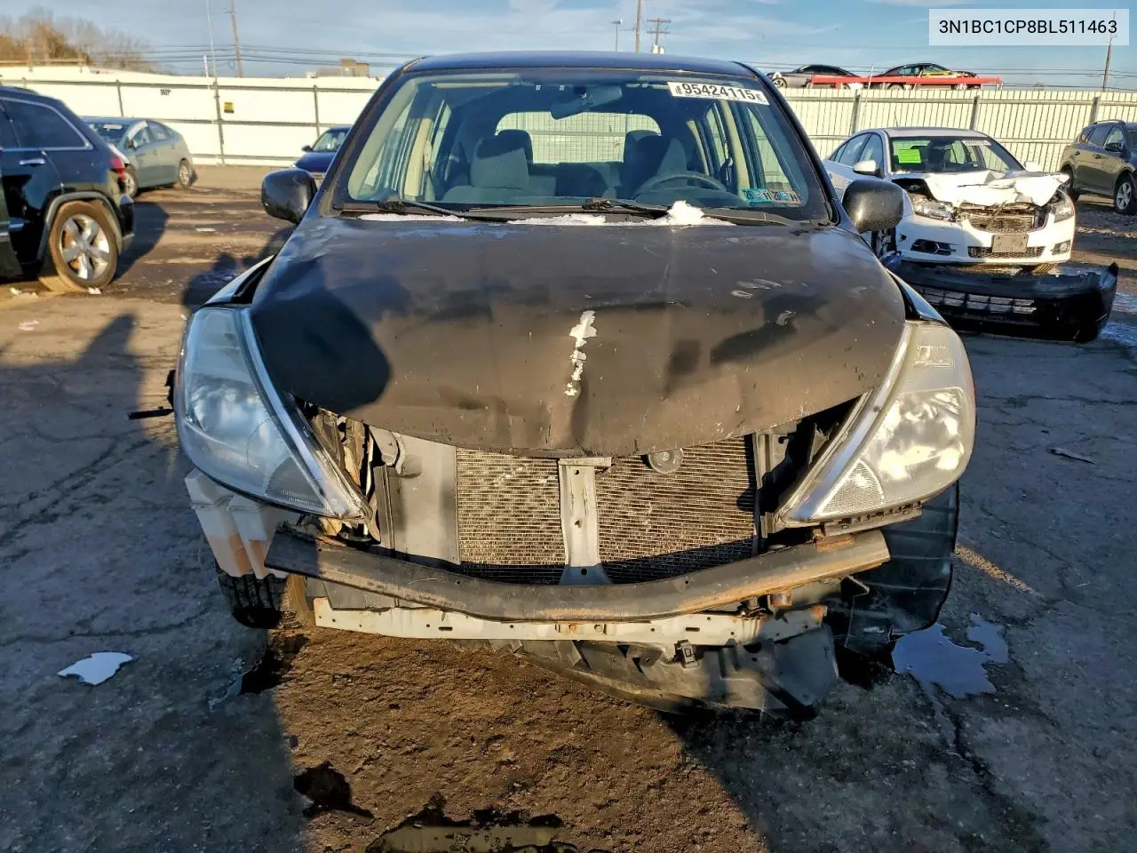 3N1BC1CP8BL511463 2011 Nissan Versa S