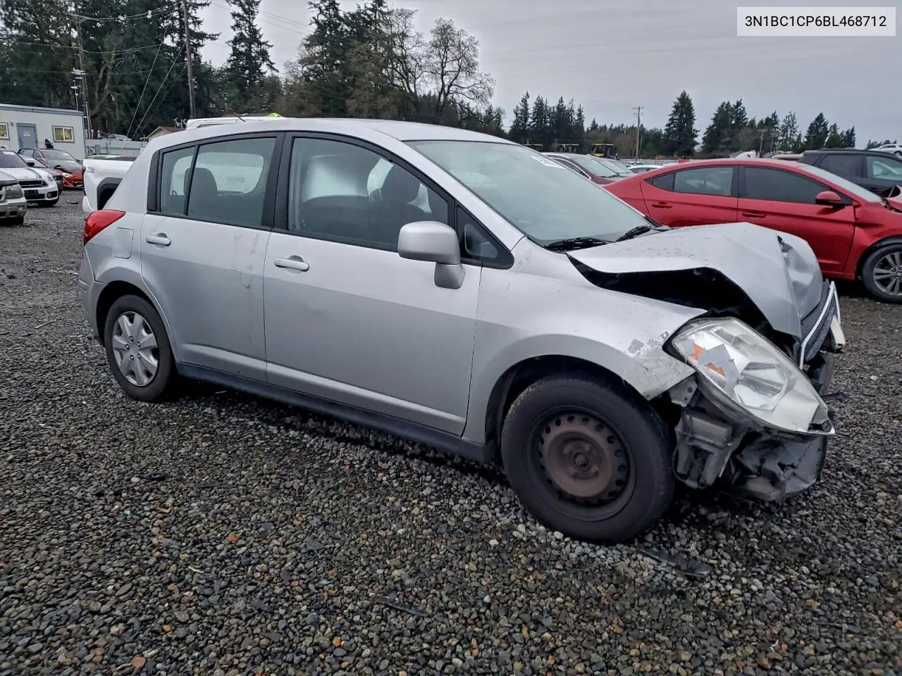 3N1BC1CP6BL468712 2011 Nissan Versa S