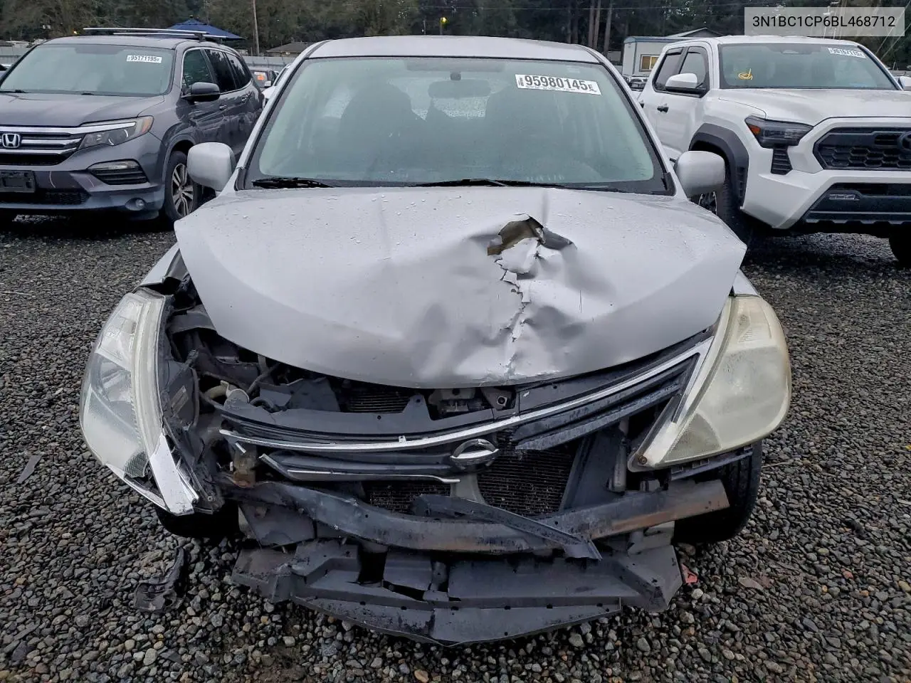 3N1BC1CP6BL468712 2011 Nissan Versa S