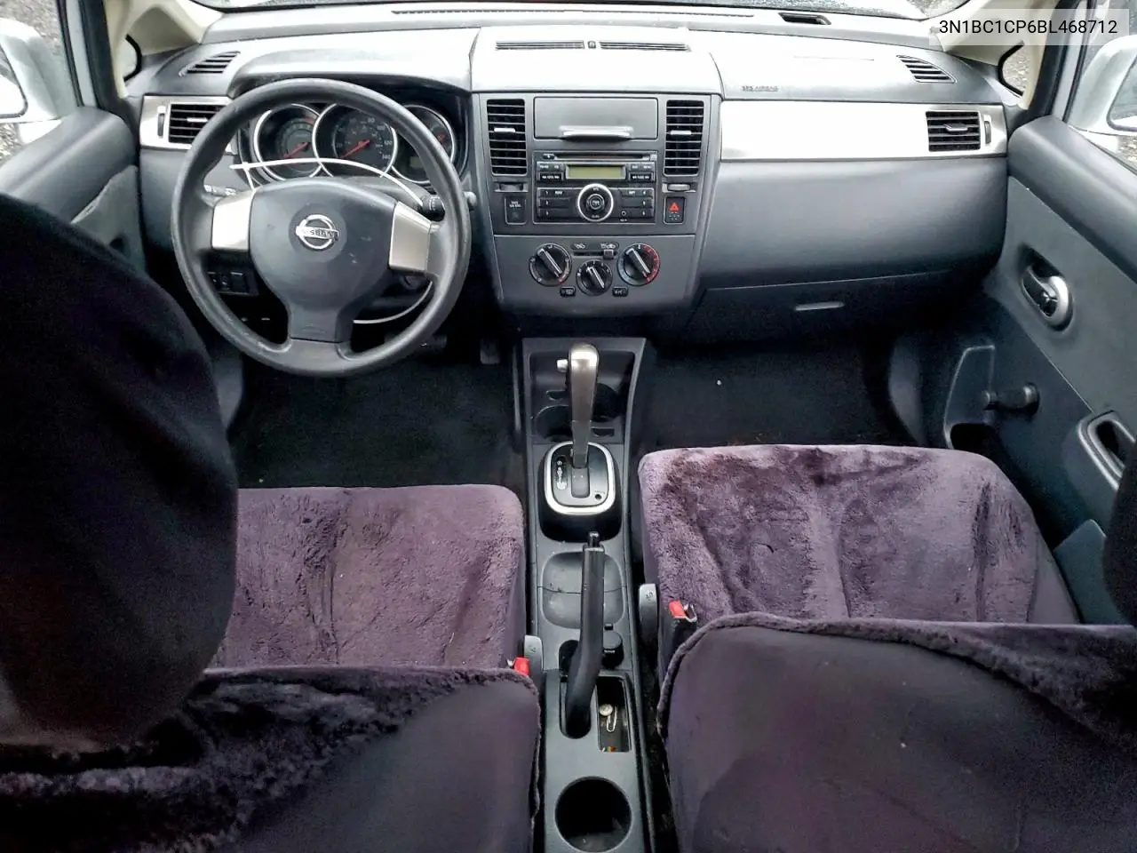 3N1BC1CP6BL468712 2011 Nissan Versa S