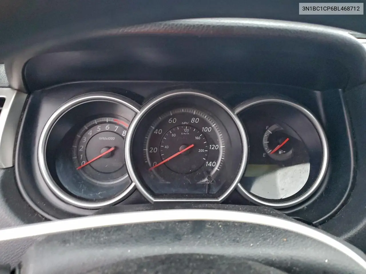 3N1BC1CP6BL468712 2011 Nissan Versa S
