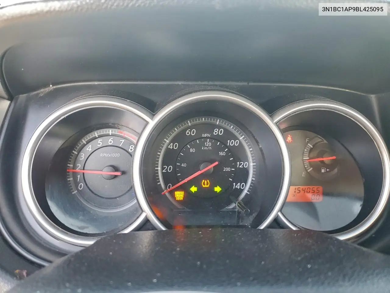 3N1BC1AP9BL425095 2011 Nissan Versa S