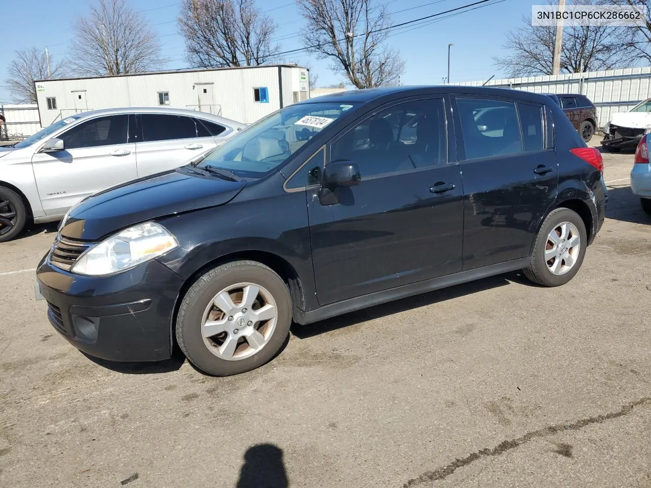 2012 Nissan Versa S VIN: 3N1BC1CP6CK286662 Lot: 46578104