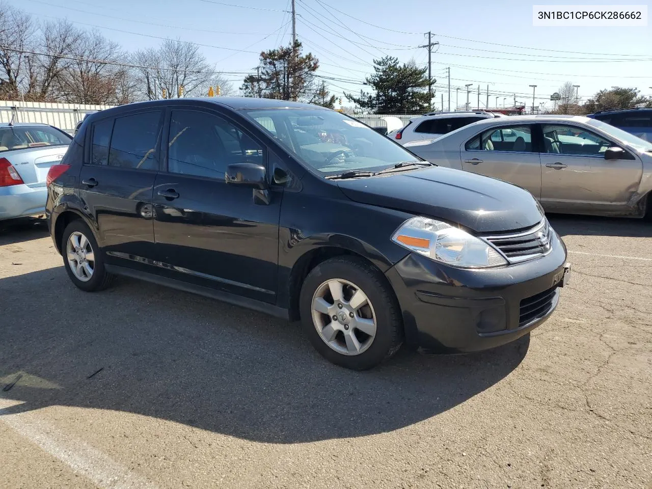 2012 Nissan Versa S VIN: 3N1BC1CP6CK286662 Lot: 46578104