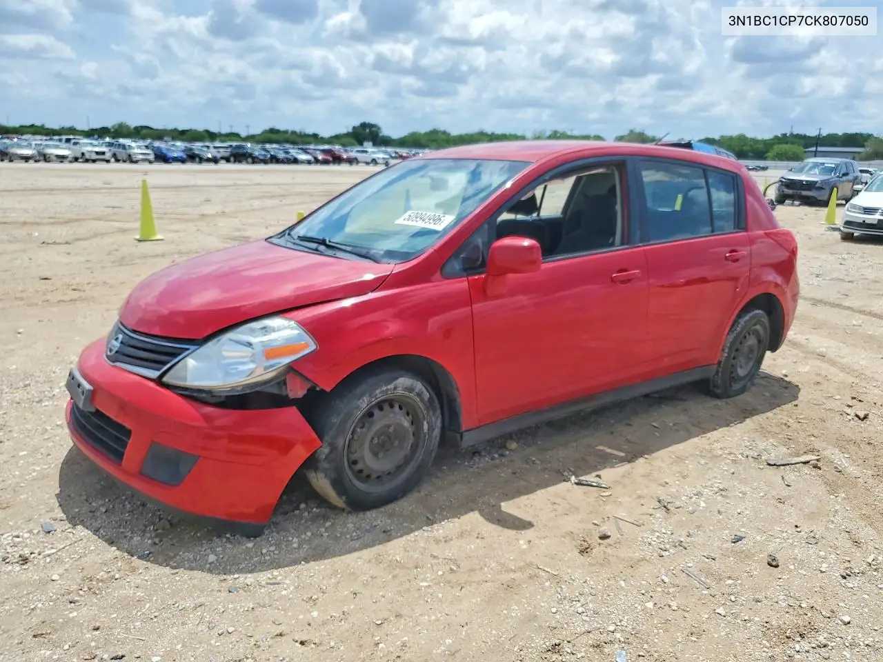 3N1BC1CP7CK807050 2012 Nissan Versa 1.8 S