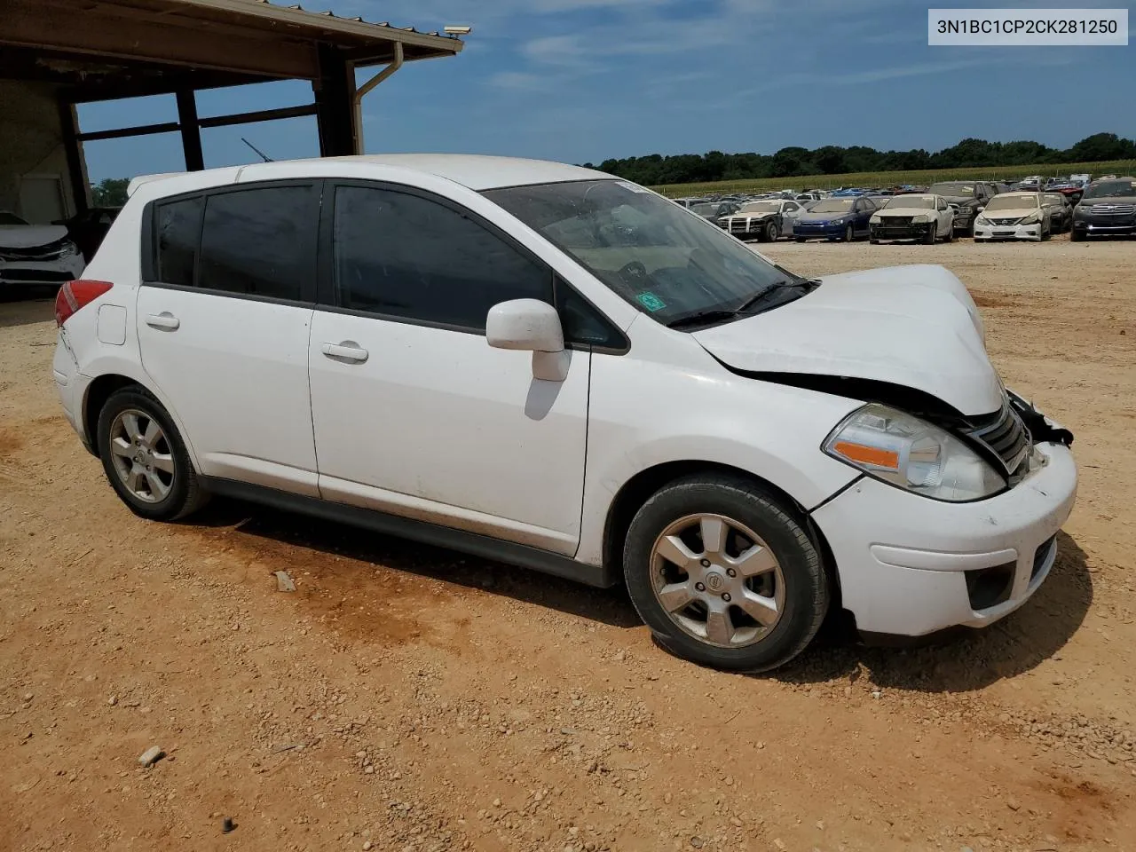 2012 Nissan Versa S VIN: 3N1BC1CP2CK281250 Lot: 60654084