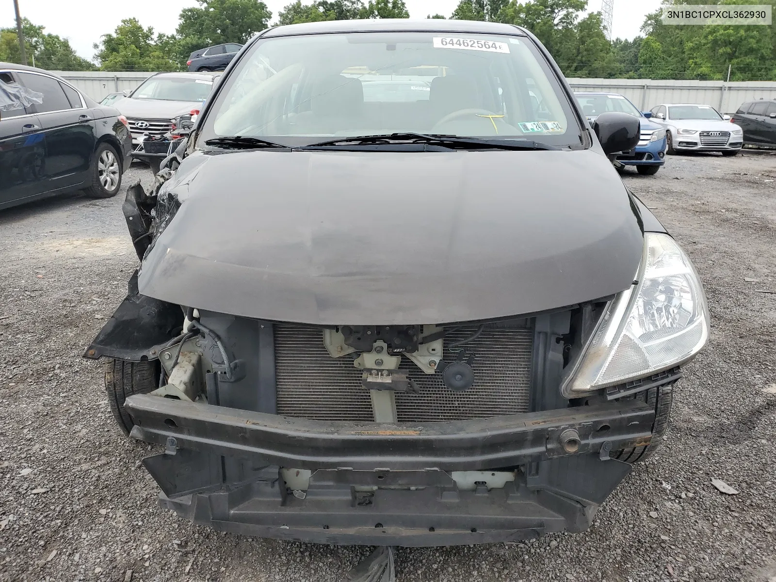 2012 Nissan Versa S VIN: 3N1BC1CPXCL362930 Lot: 64462564