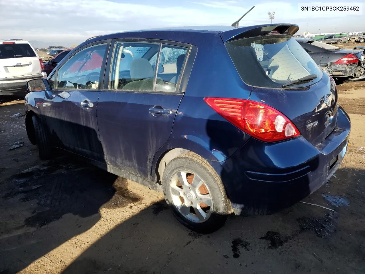 2012 Nissan Versa S VIN: 3N1BC1CP3CK259452 Lot: 67908104