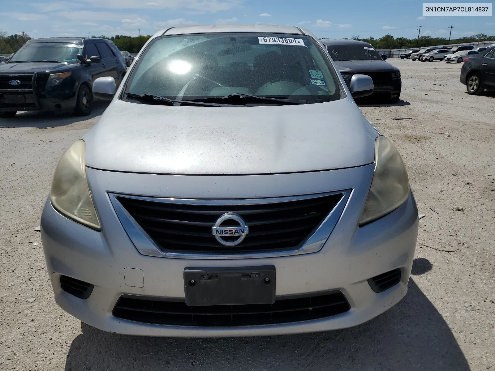 2012 Nissan Versa S VIN: 3N1CN7AP7CL814837 Lot: 67933804