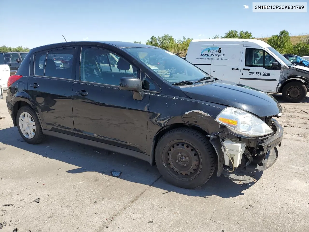 2012 Nissan Versa S VIN: 3N1BC1CP3CK804789 Lot: 69594924