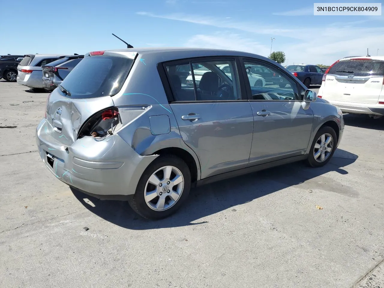 2012 Nissan Versa S VIN: 3N1BC1CP9CK804909 Lot: 70273504