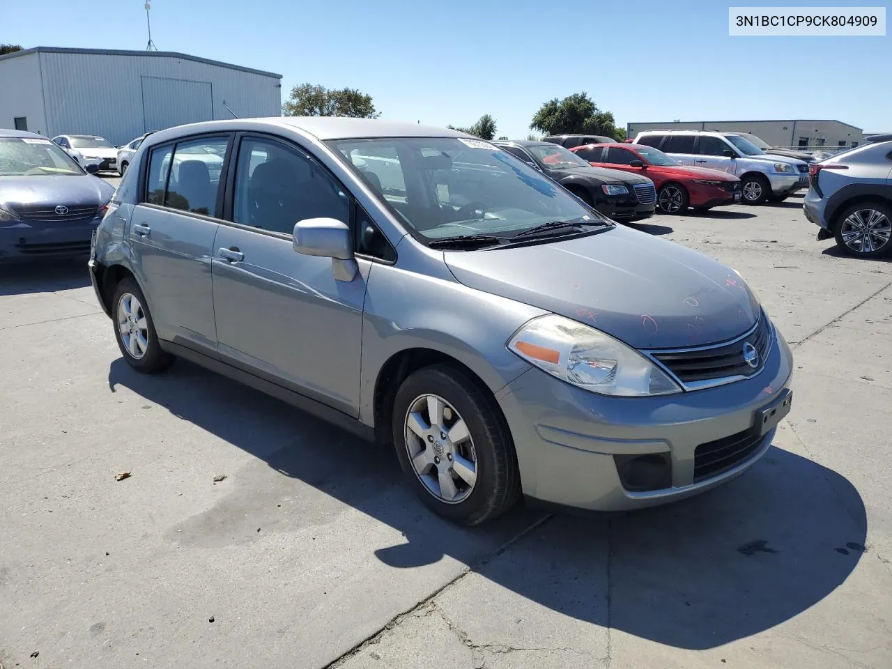 2012 Nissan Versa S VIN: 3N1BC1CP9CK804909 Lot: 70273504