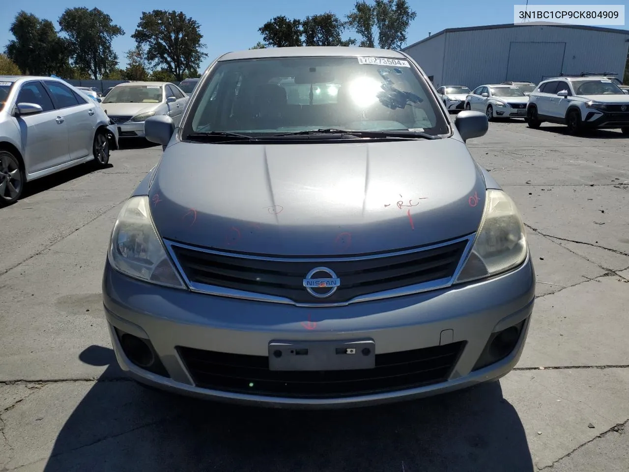 2012 Nissan Versa S VIN: 3N1BC1CP9CK804909 Lot: 70273504