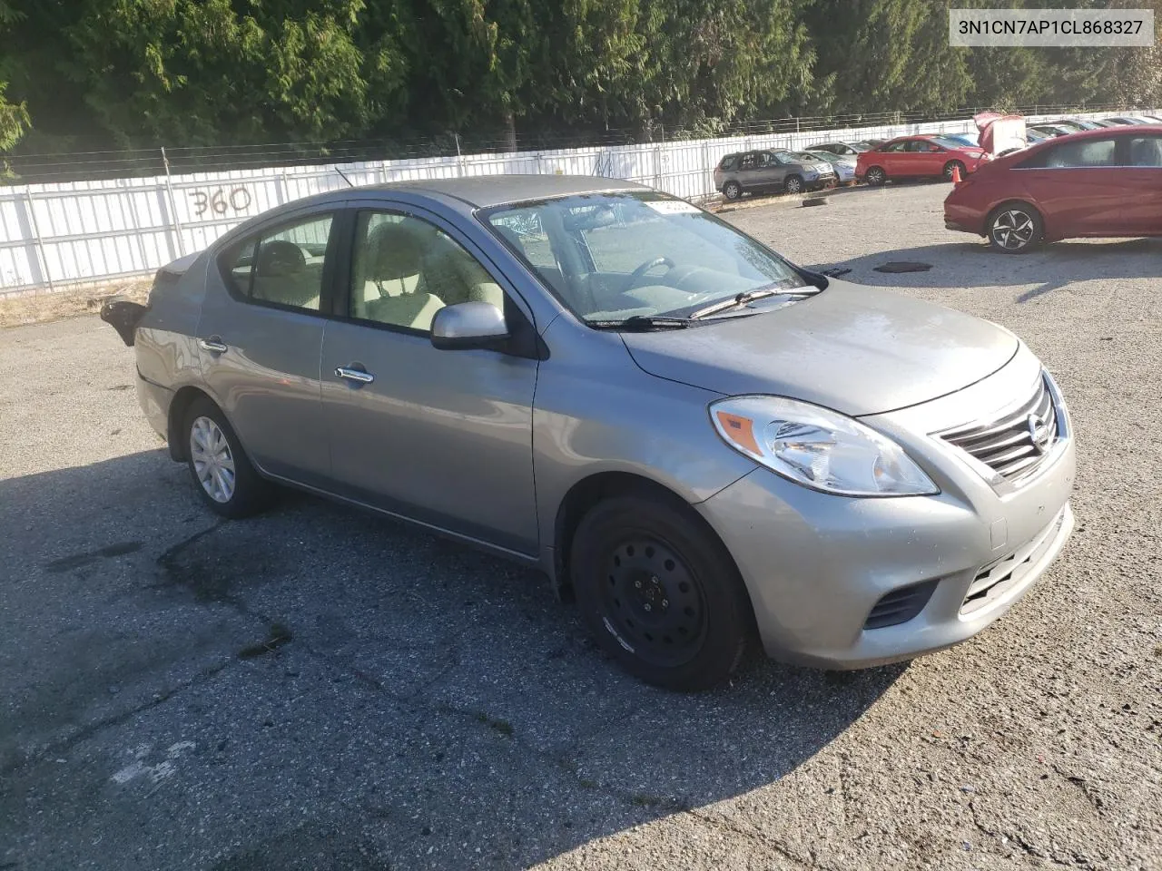 2012 Nissan Versa S VIN: 3N1CN7AP1CL868327 Lot: 71460364